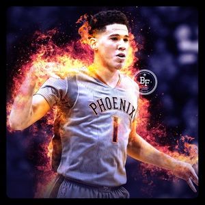A screen shot of Devin Booker